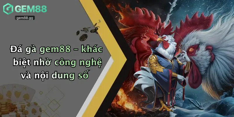 Đá Gà Gem88 3 Đá gà gem88 – khác biệt nhờ công nghệ và nội dung số